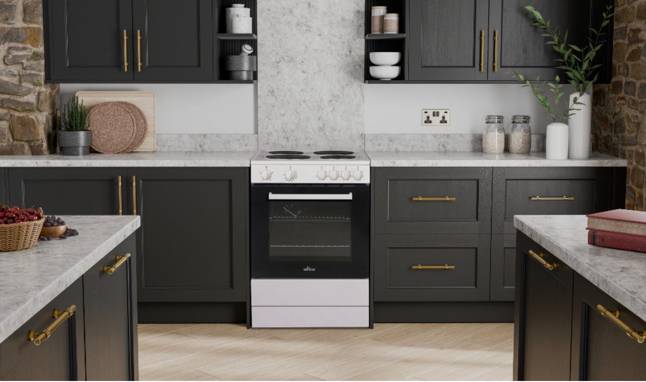 Kitchen with a gas cooker